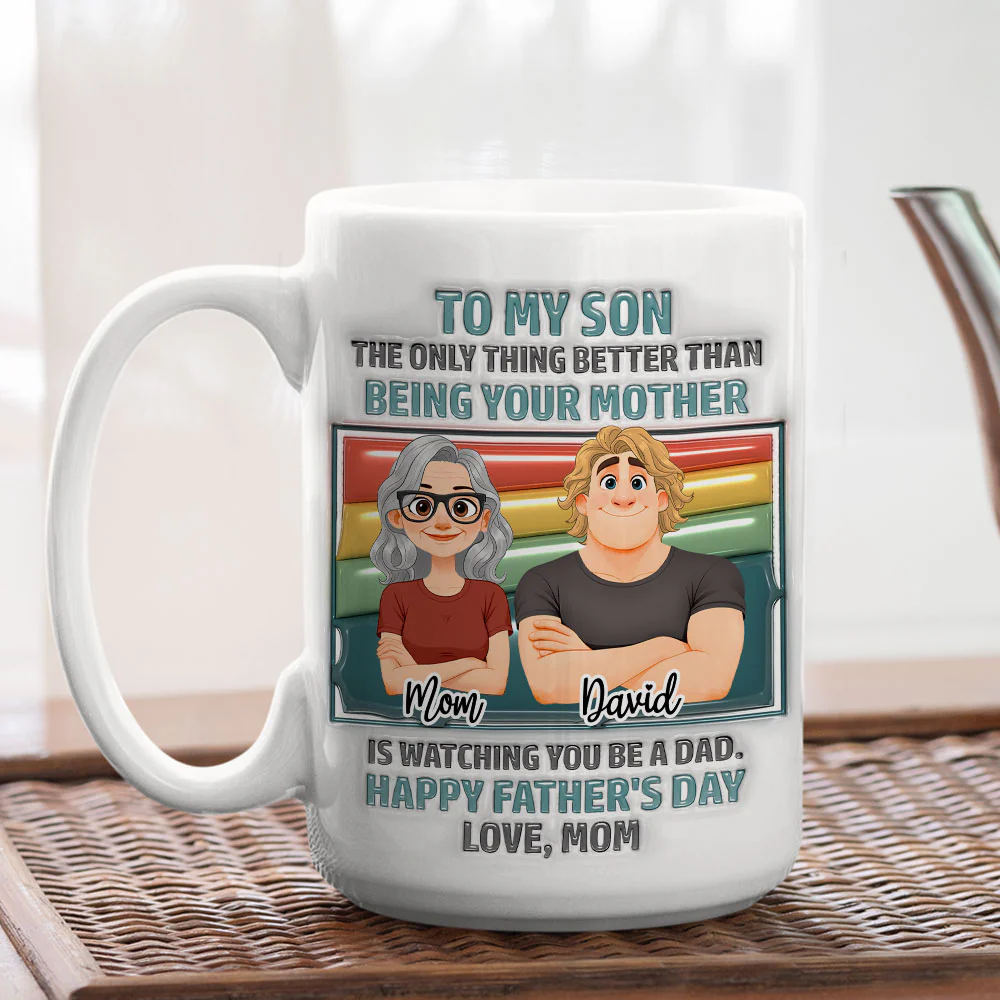 For My One And Only - Personalized Custom 3D Inflated Effect Mug  - Image 5