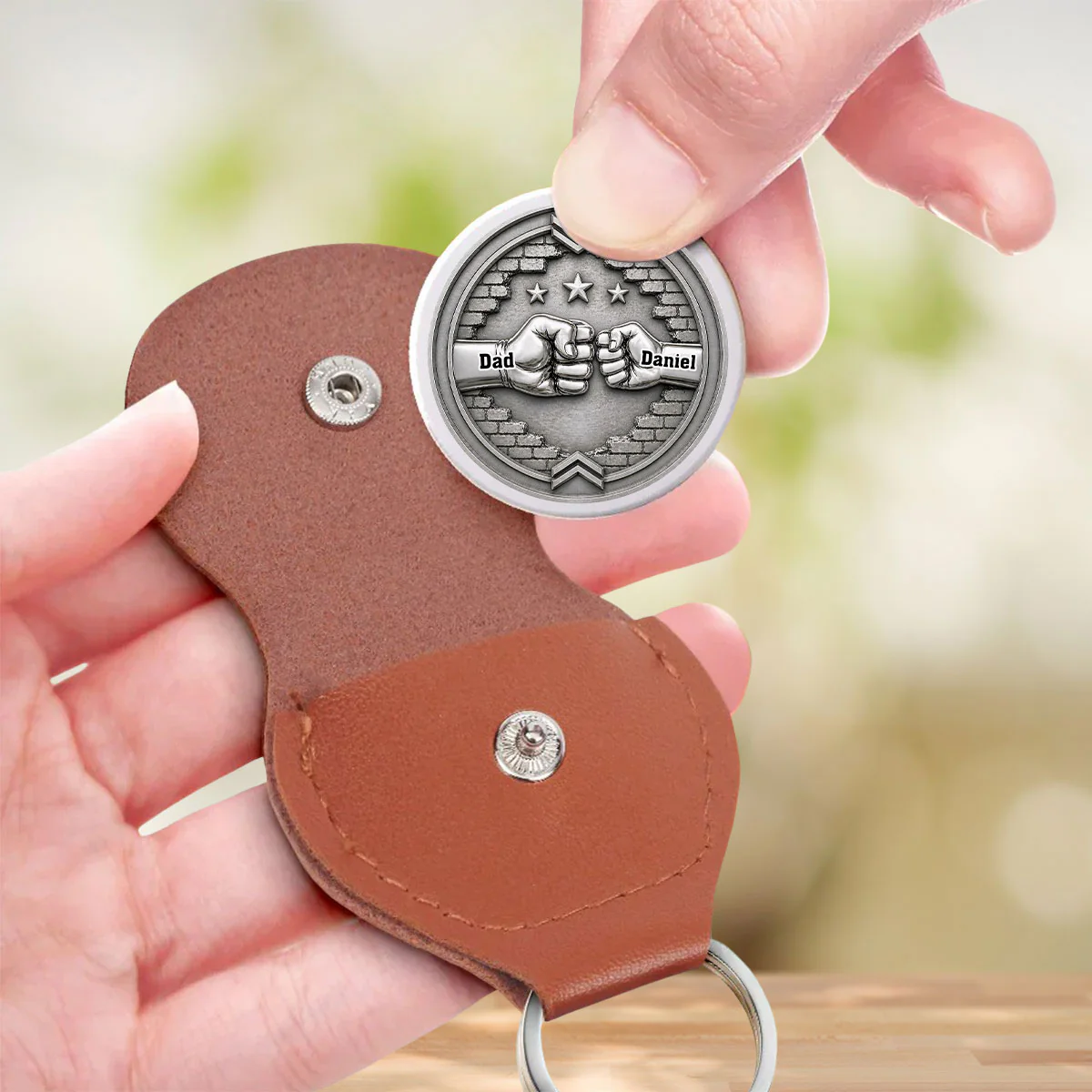 For My Son - Personalized Custom Pocket Hug - Image 3