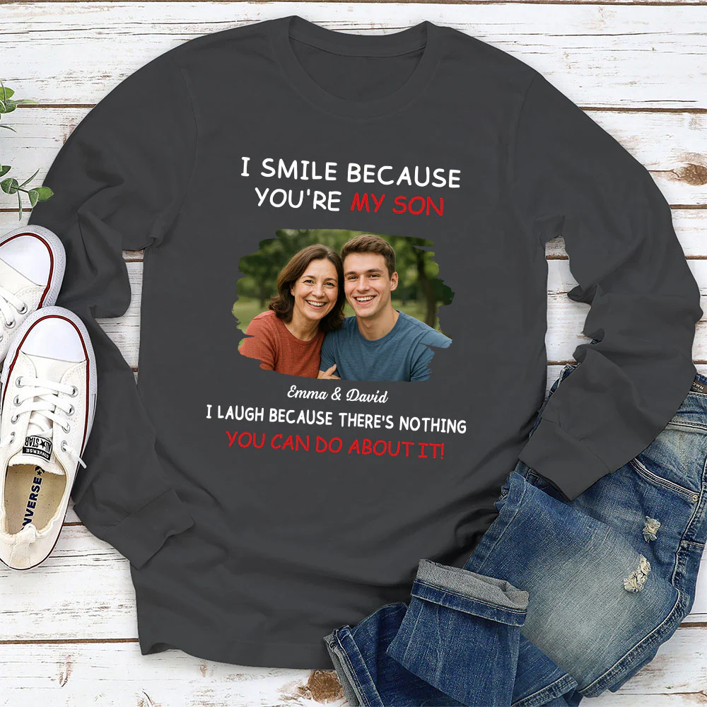 For Son Photo - Personalized Custom Shirt - Image 3