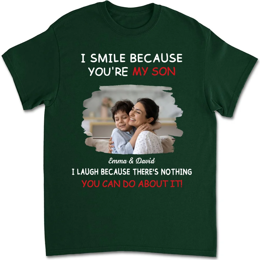 For Son Photo - Personalized Custom Shirt - Image 7