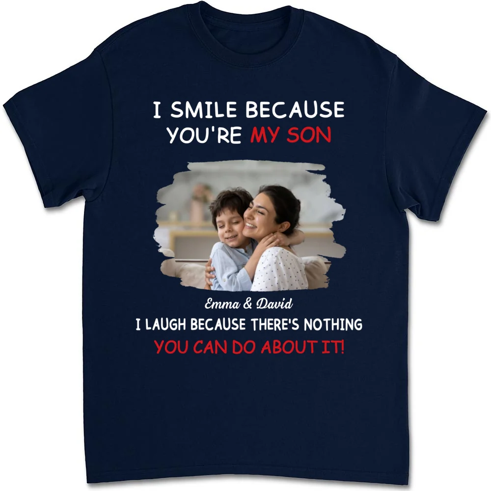 For Son Photo - Personalized Custom Shirt - Image 8