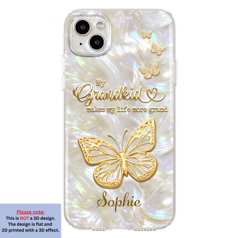 For The Best Grandma - Personalized Custom 3D Inflated Effect Phone Case - Image 13