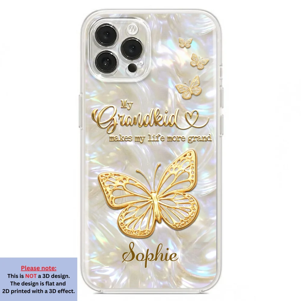 For The Best Grandma - Personalized Custom 3D Inflated Effect Phone Case - Image 18