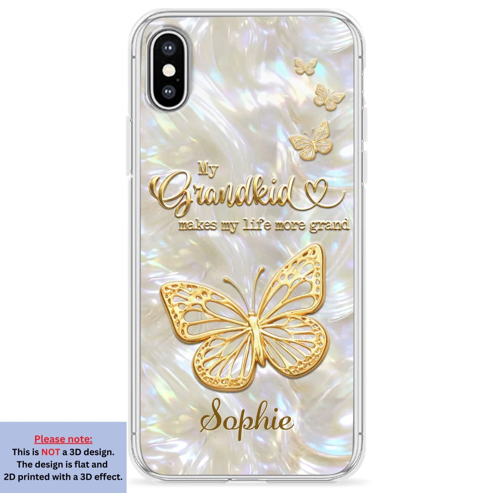 For The Best Grandma - Personalized Custom 3D Inflated Effect Phone Case - Image 24