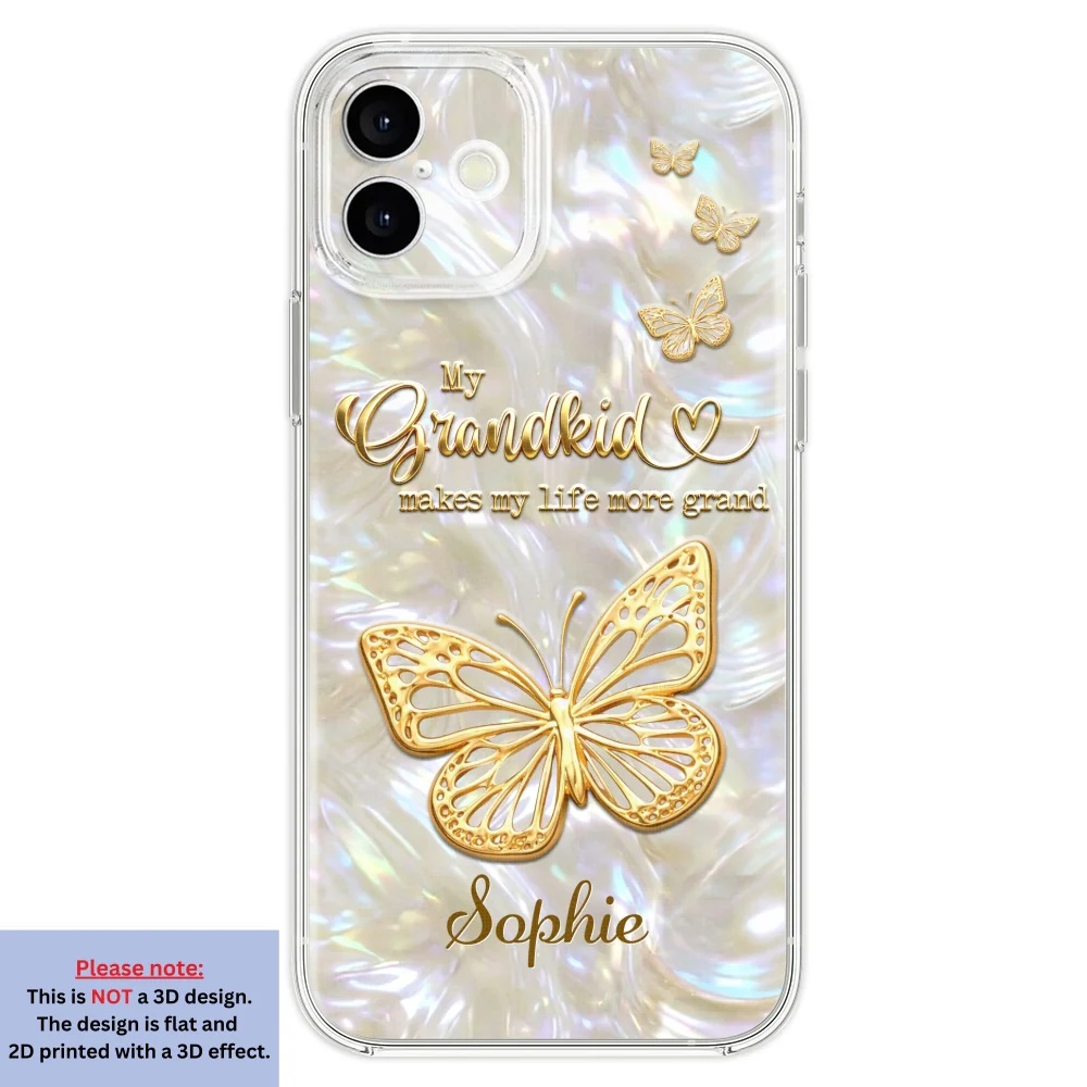 For The Best Grandma - Personalized Custom 3D Inflated Effect Phone Case - Image 27