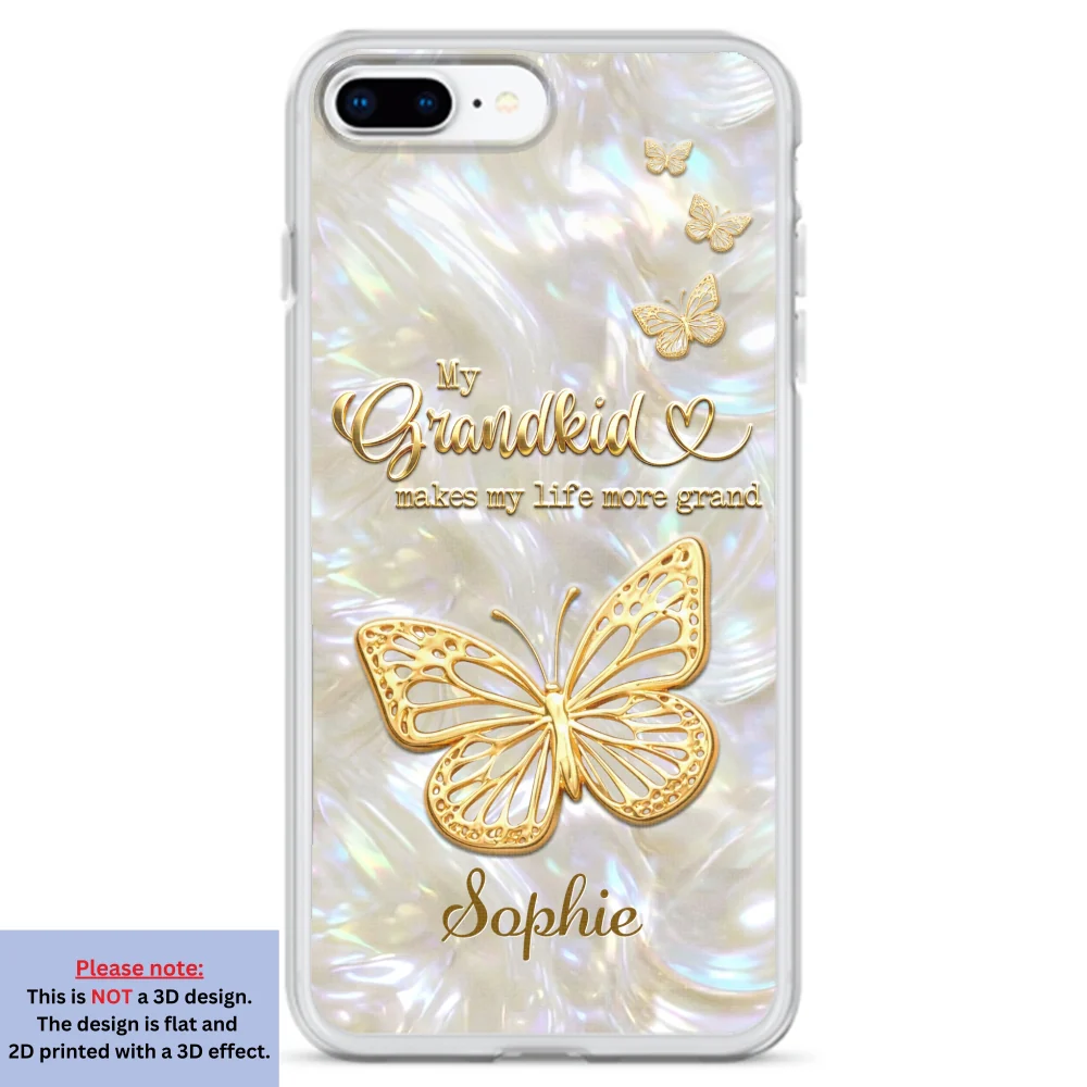 For The Best Grandma - Personalized Custom 3D Inflated Effect Phone Case - Image 6