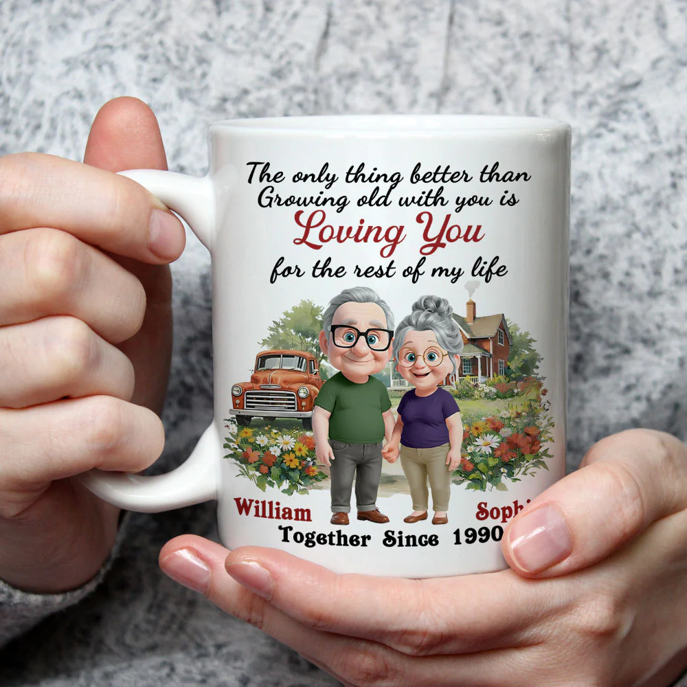 For The Rest of My Life - Personalized Custom Coffee Mug - Image 2