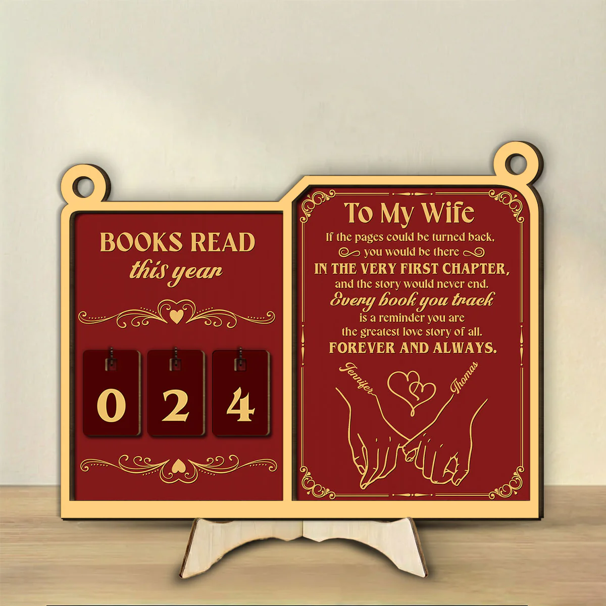 Forever And Always - Personalized Custom Tracker Sign - Image 2