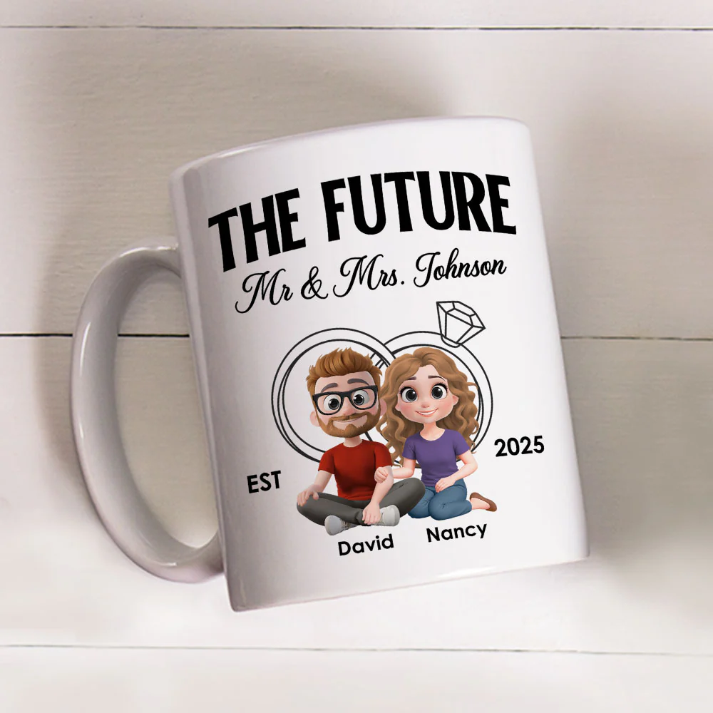 Forever And Always Us - Personalized Custom Coffee Mug - Image 5