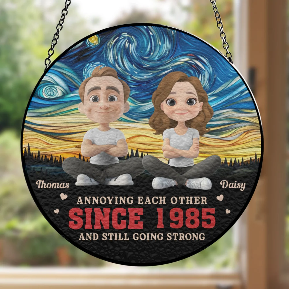 Forever Beside You - Personalized Custom Window Hanging Suncatcher - Image 6