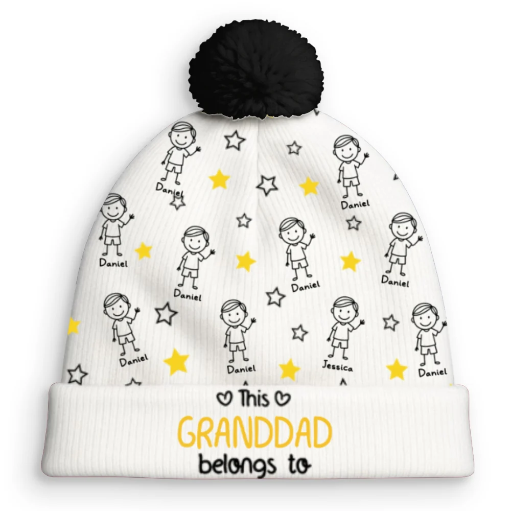 Forever Ever Your Side - Personalized Custom Bobble Beanie Hat - Image 6