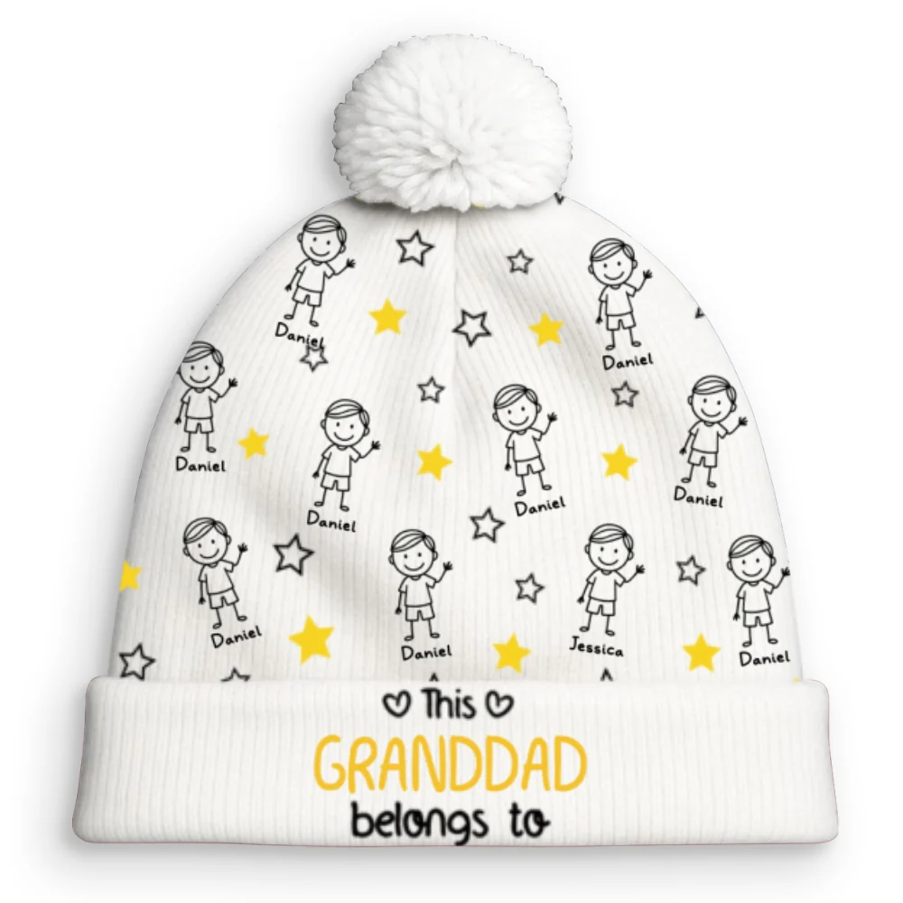 Forever Ever Your Side - Personalized Custom Bobble Beanie Hat - Image 7
