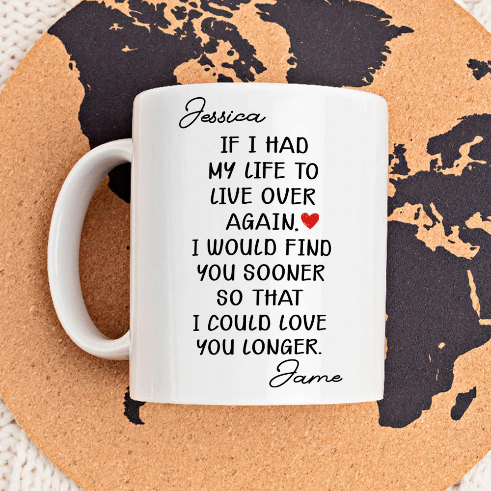 Forever Grateful For Your Love - Personalized Custom Coffee Mug - Image 3