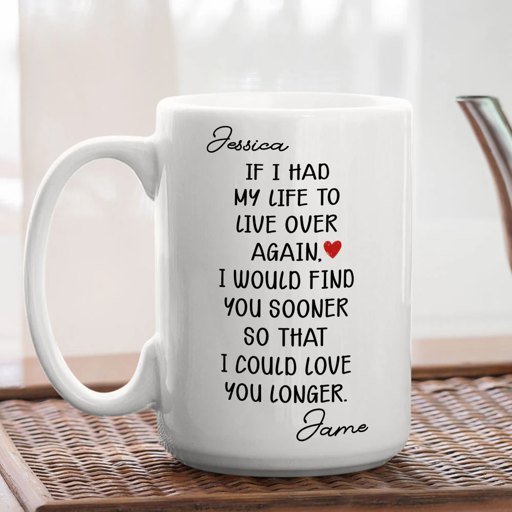 Forever Grateful For Your Love - Personalized Custom Coffee Mug - Image 5