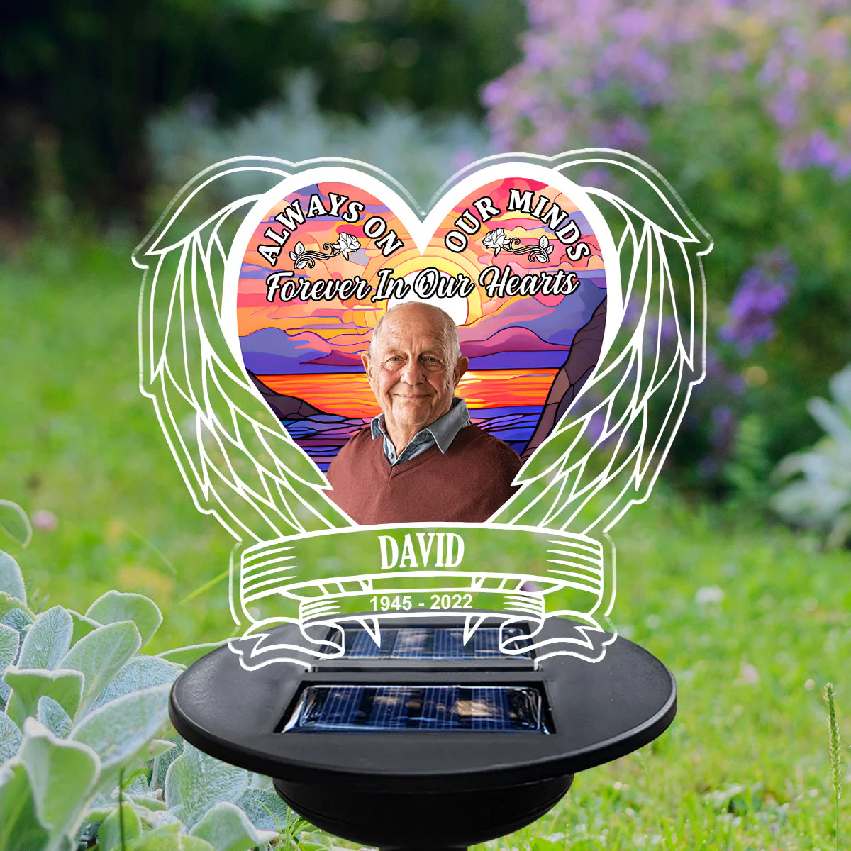 Forever In Heart - Personalized Custom Solar Light - Image 3
