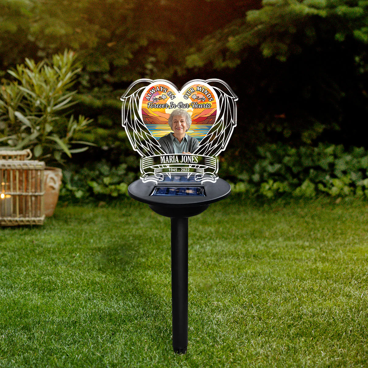 Forever In Heart - Personalized Custom Solar Light - Image 4