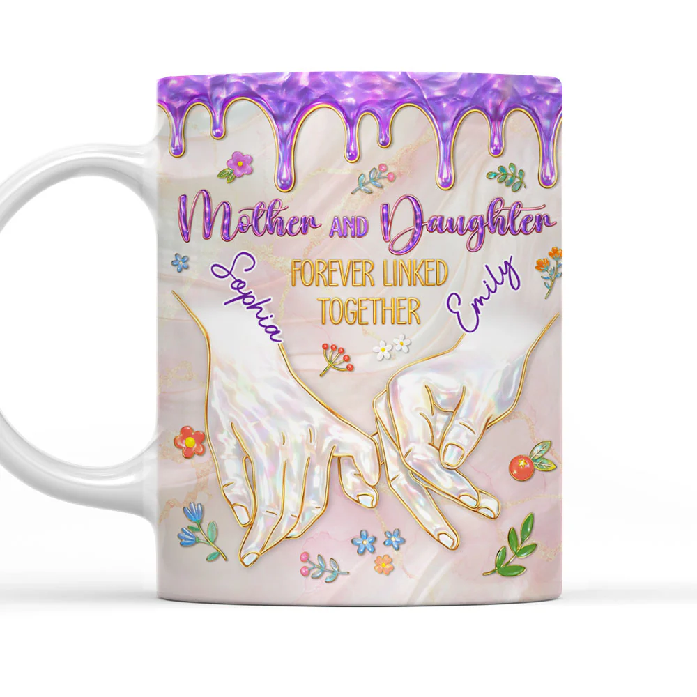 Forever Linked Together - Personalized Custom 3D Inflated Effect Mug