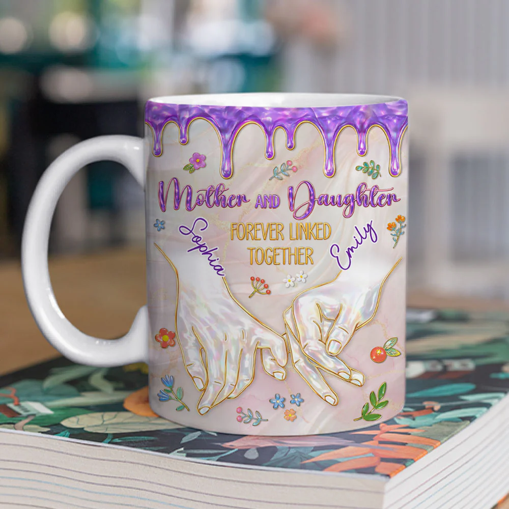 Forever Linked Together - Personalized Custom 3D Inflated Effect Mug - Image 2