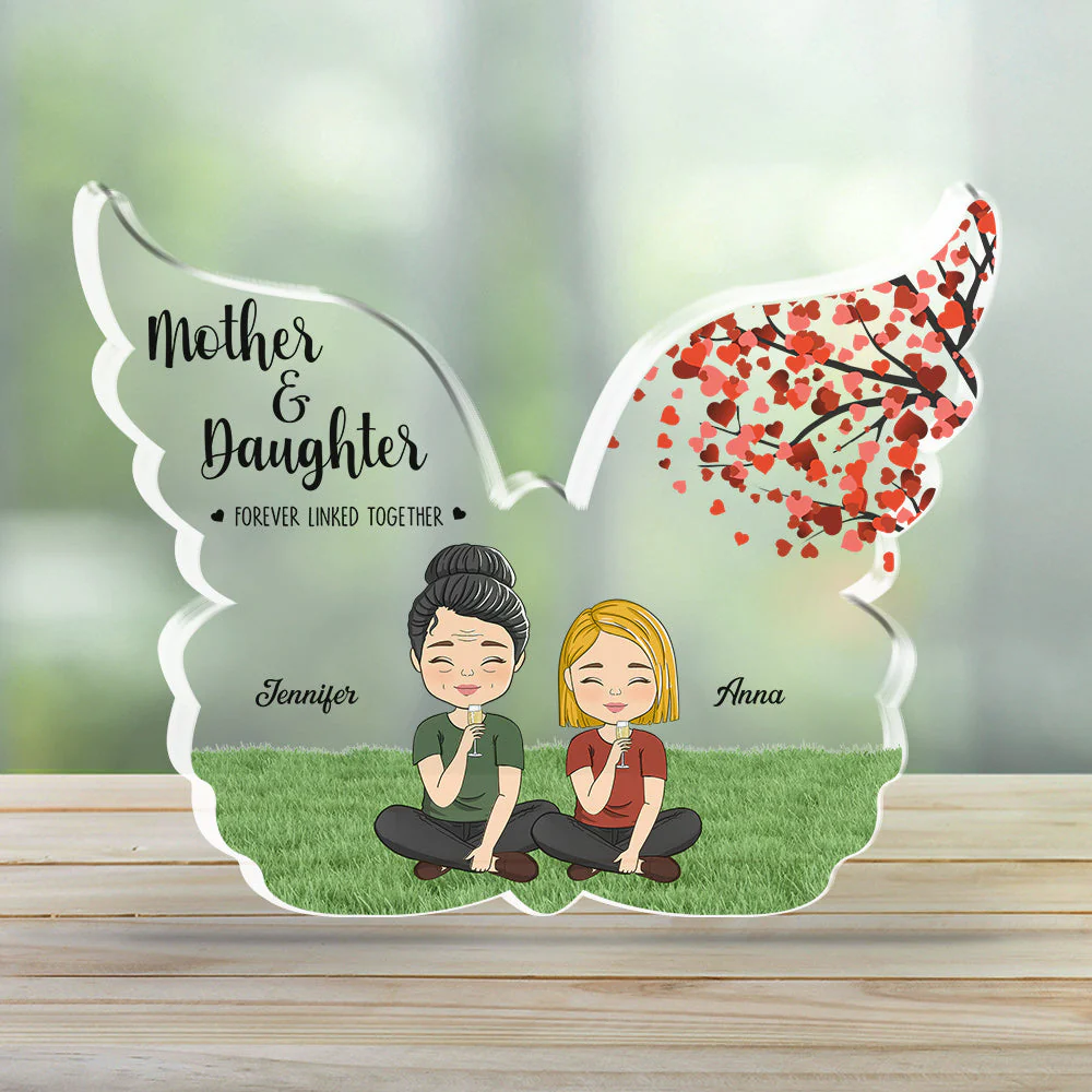 Forever Linked Together - Personalized Custom Acrylic Plaque - Image 2