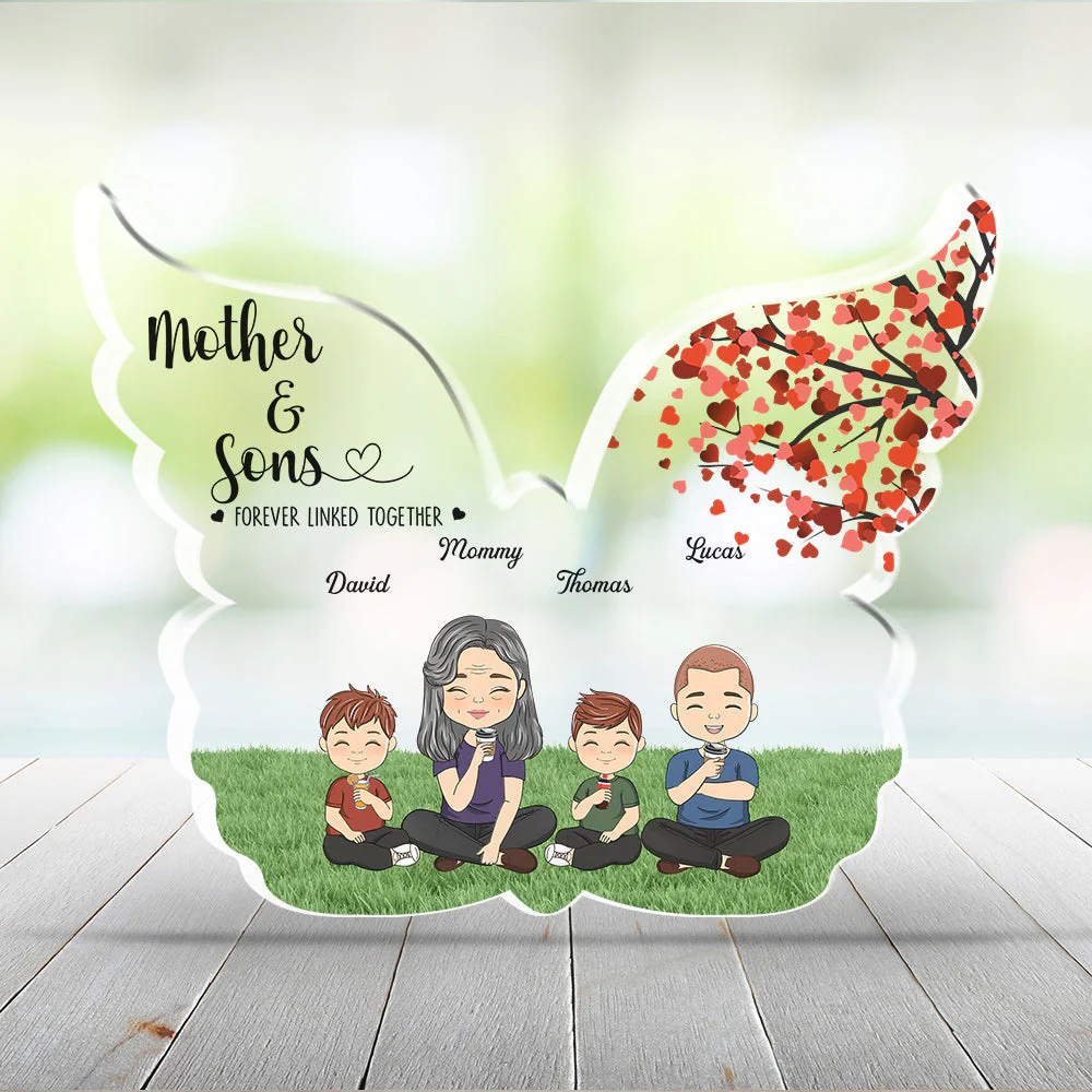 Forever Linked Together - Personalized Custom Acrylic Plaque - Image 3