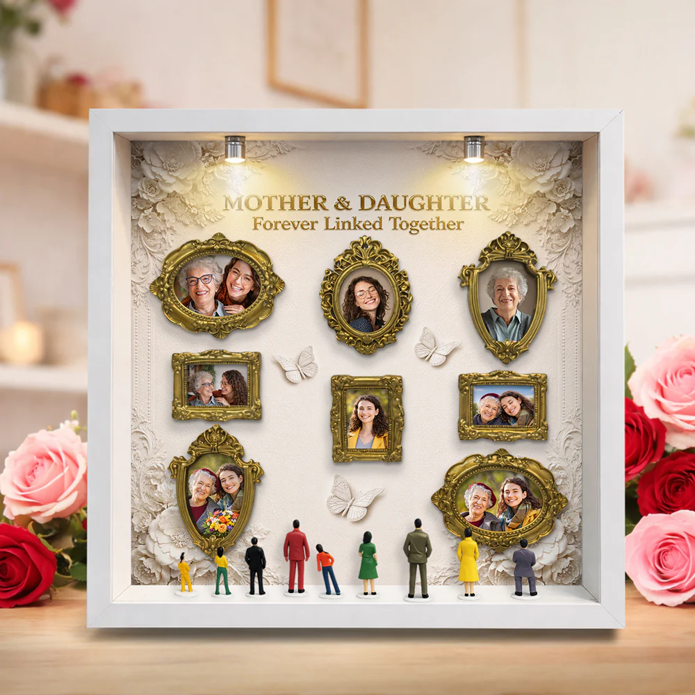 Forever Linked Together - Personalized Custom Museum Frame - Image 2