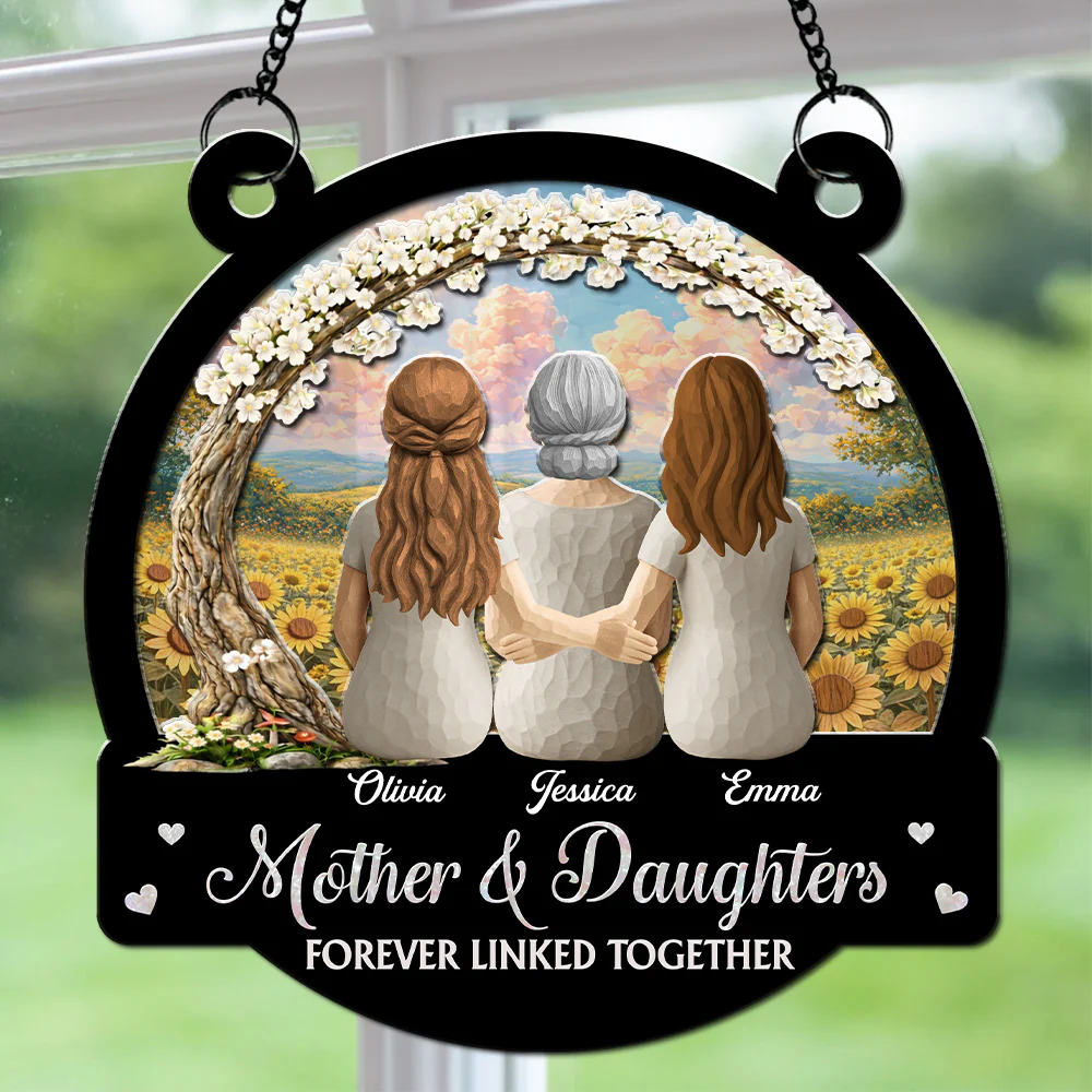 Forever Linked Together - Personalized Custom Suncatcher