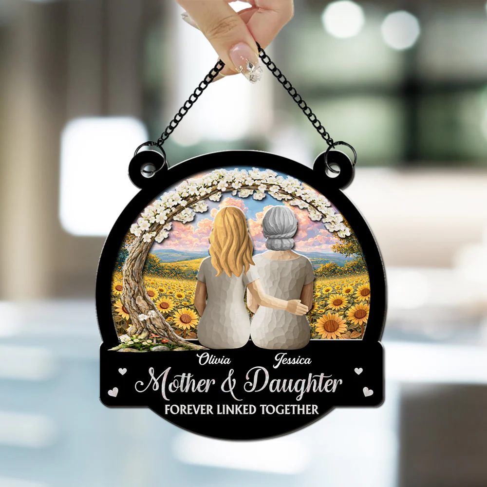 Forever Linked Together - Personalized Custom Suncatcher - Image 4