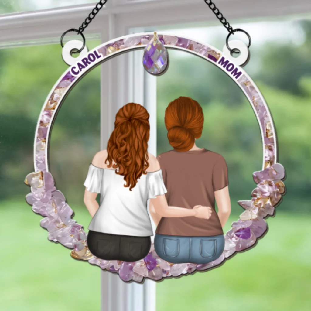 Forever Love - Personalized Custom Suncatcher - Image 6