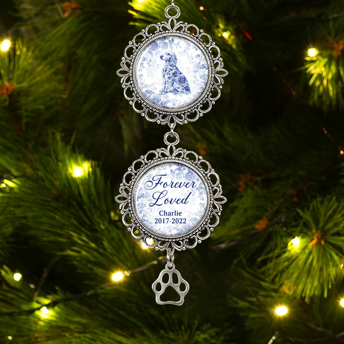 Forever Loved - Personalized Custom Charming Ornament - Image 6