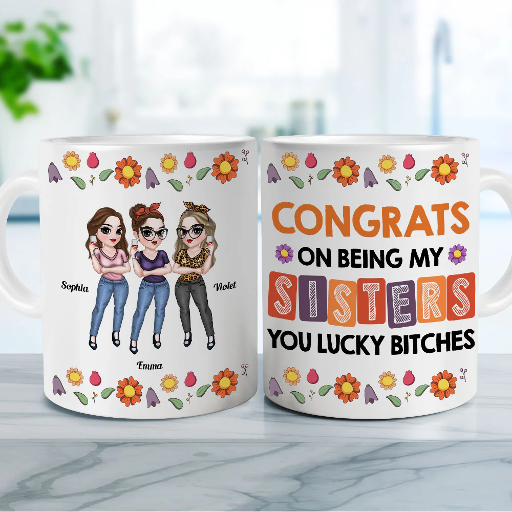 Forever My Bestie - Personalized Custom Coffee Mug - Image 2