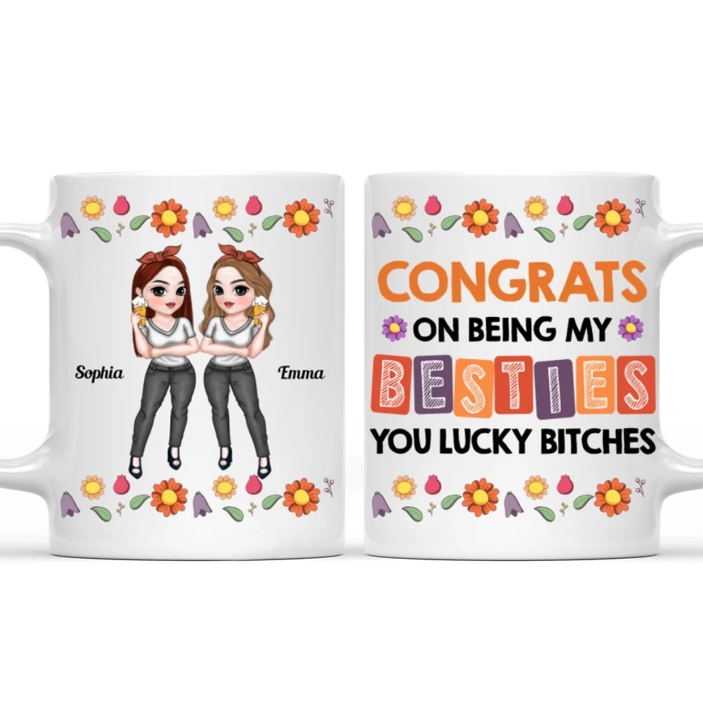 Forever My Bestie - Personalized Custom Coffee Mug - Image 7