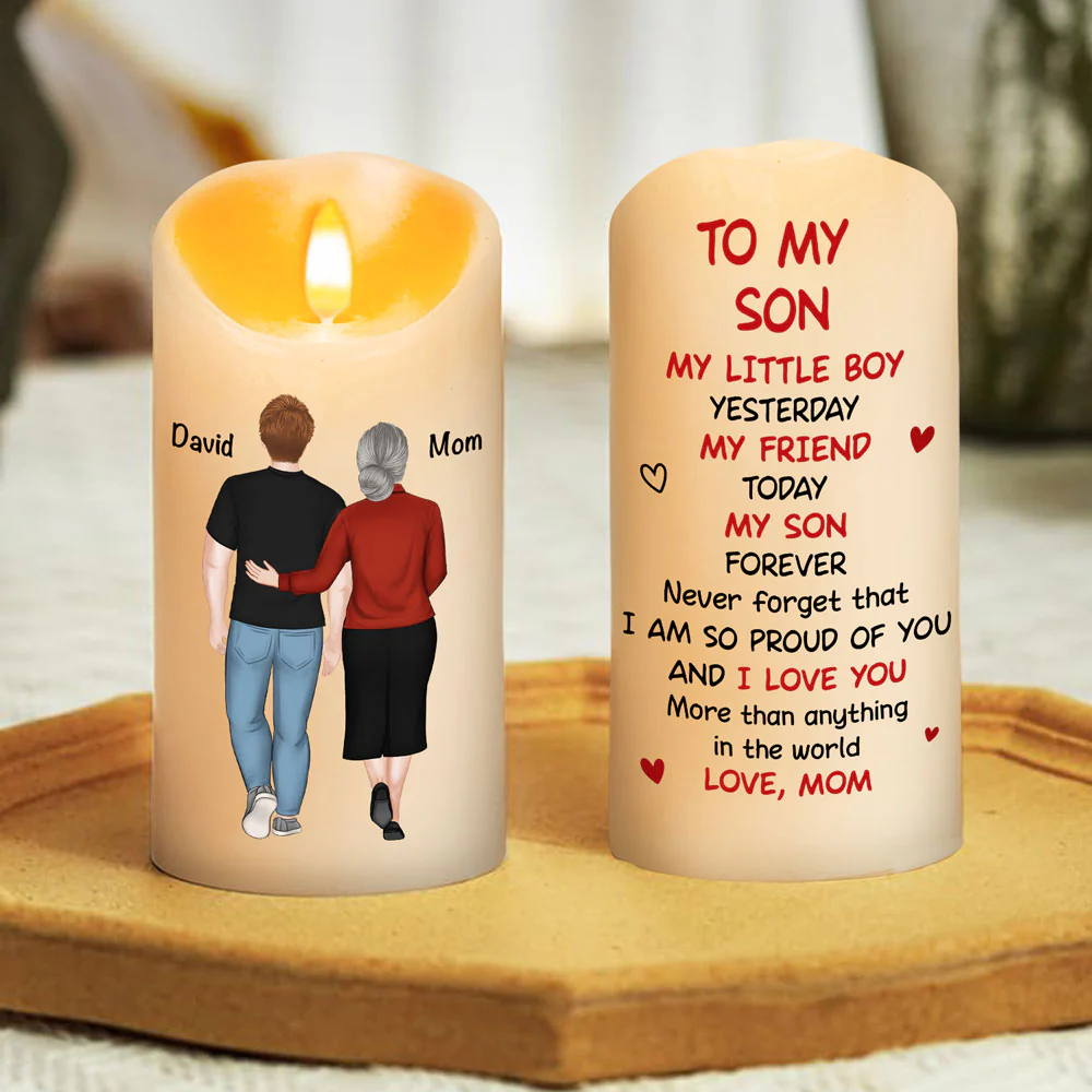 Forever My Child - Personalized Custom LED Candle - Image 4