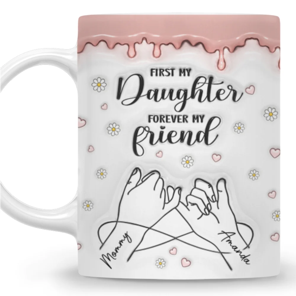 Forever My Friend - Personalized Custom 3D Inflated Effect Mug - Image 6