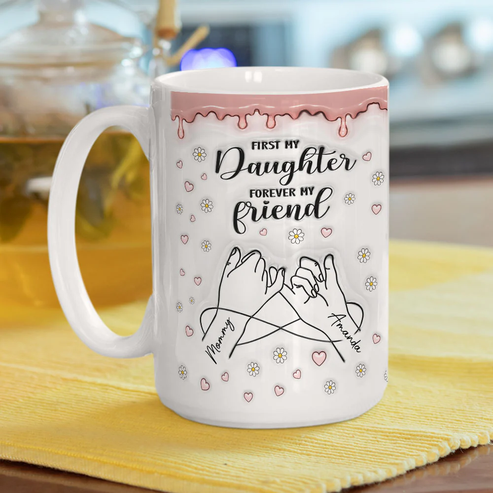 Forever My Friend - Personalized Custom 3D Inflated Effect Mug - Image 7