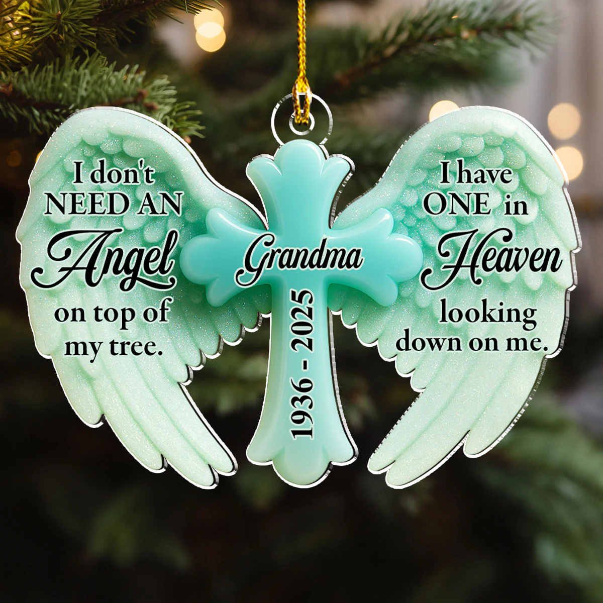 Forever Near - Personalized Custom Acrylic Ornament