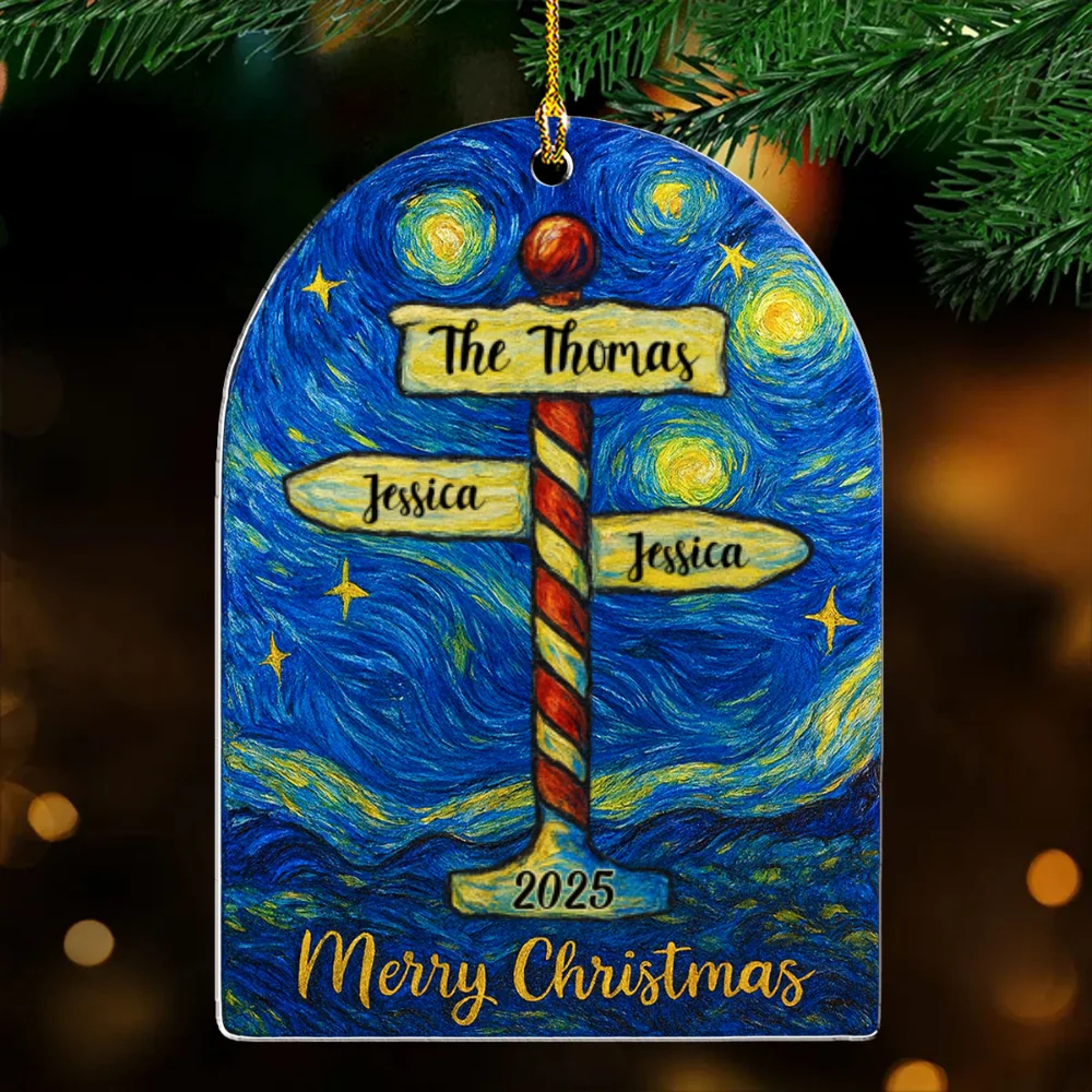 Forever Our Family - Personalized Custom Acrylic Ornament - Image 7