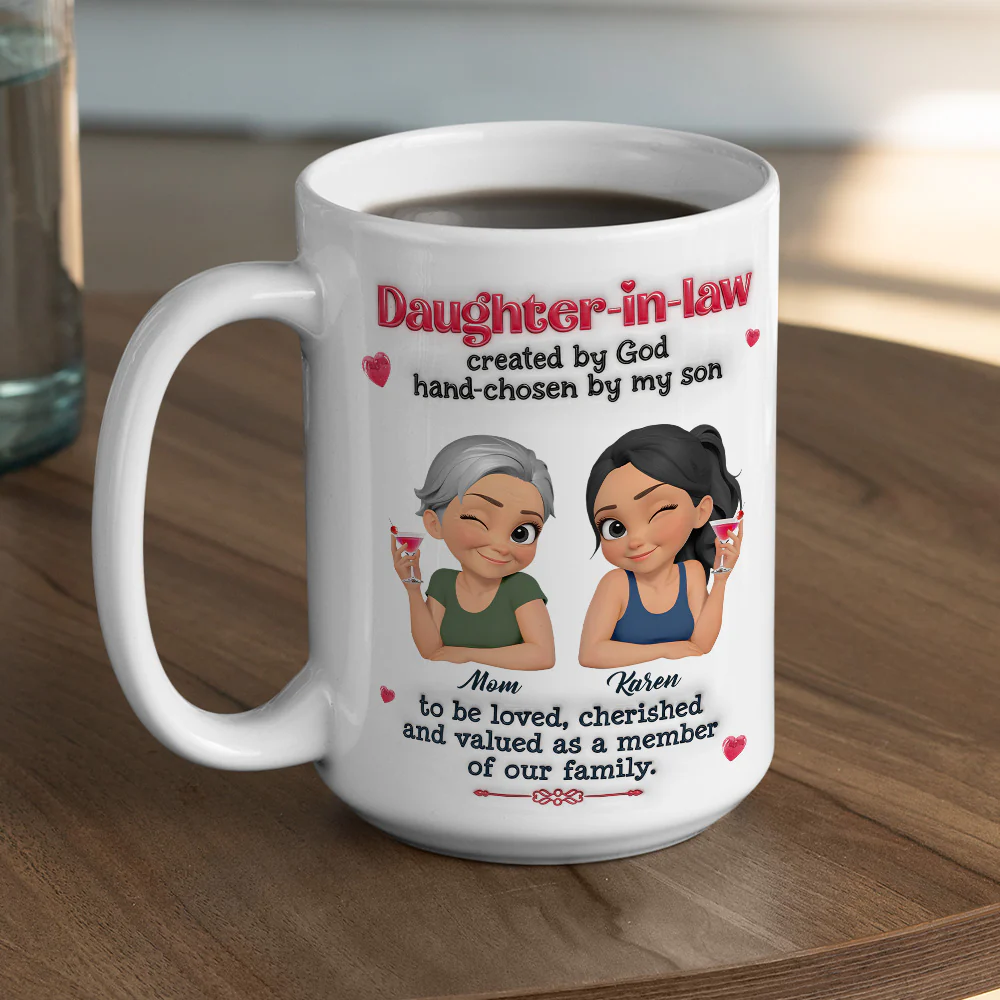 Forever Part Of Our Family - Personalized Custom 3D Inflated Effect Mug - Image 5