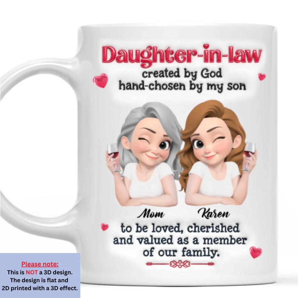 Forever Part Of Our Family - Personalized Custom 3D Inflated Effect Mug - Image 8