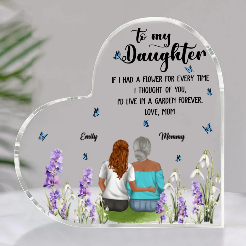 Forever Proud Of You Daughter - Personalized Custom Acrylic Plaque - Image 6