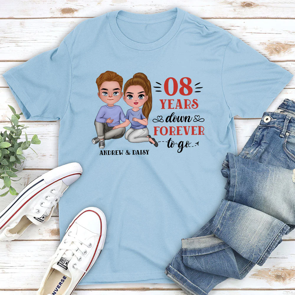 Forever To Go - Personalized Custom Classic T-shirt - Image 4