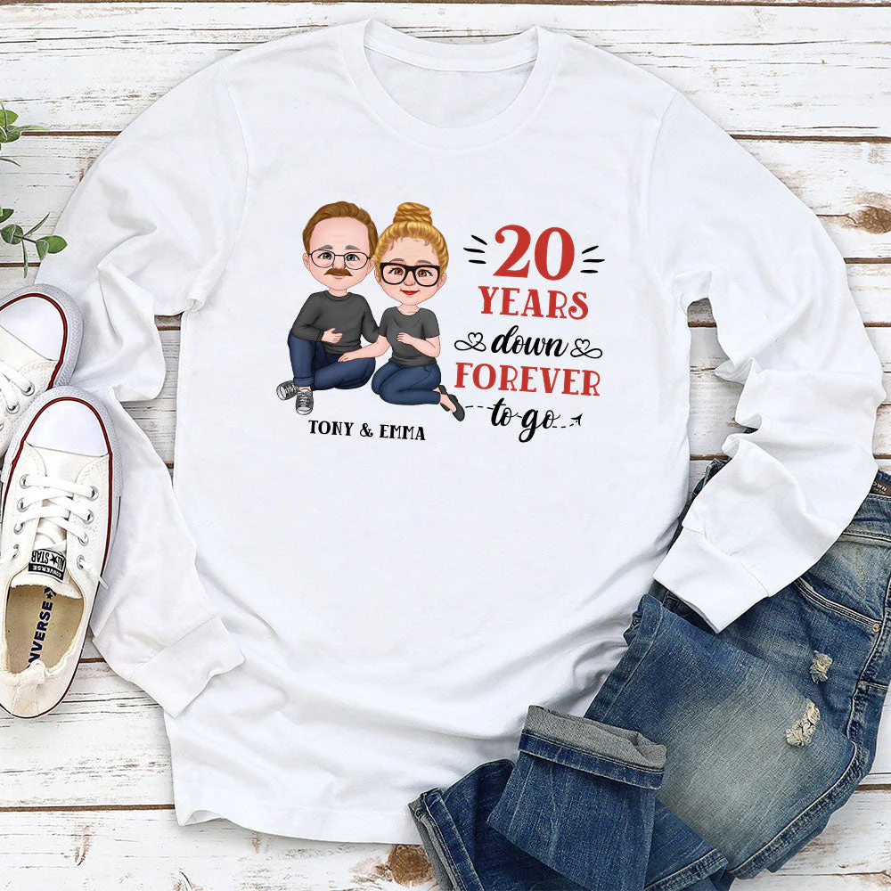 Forever To Go - Personalized Custom Long Sleeve T-shirt - Image 2