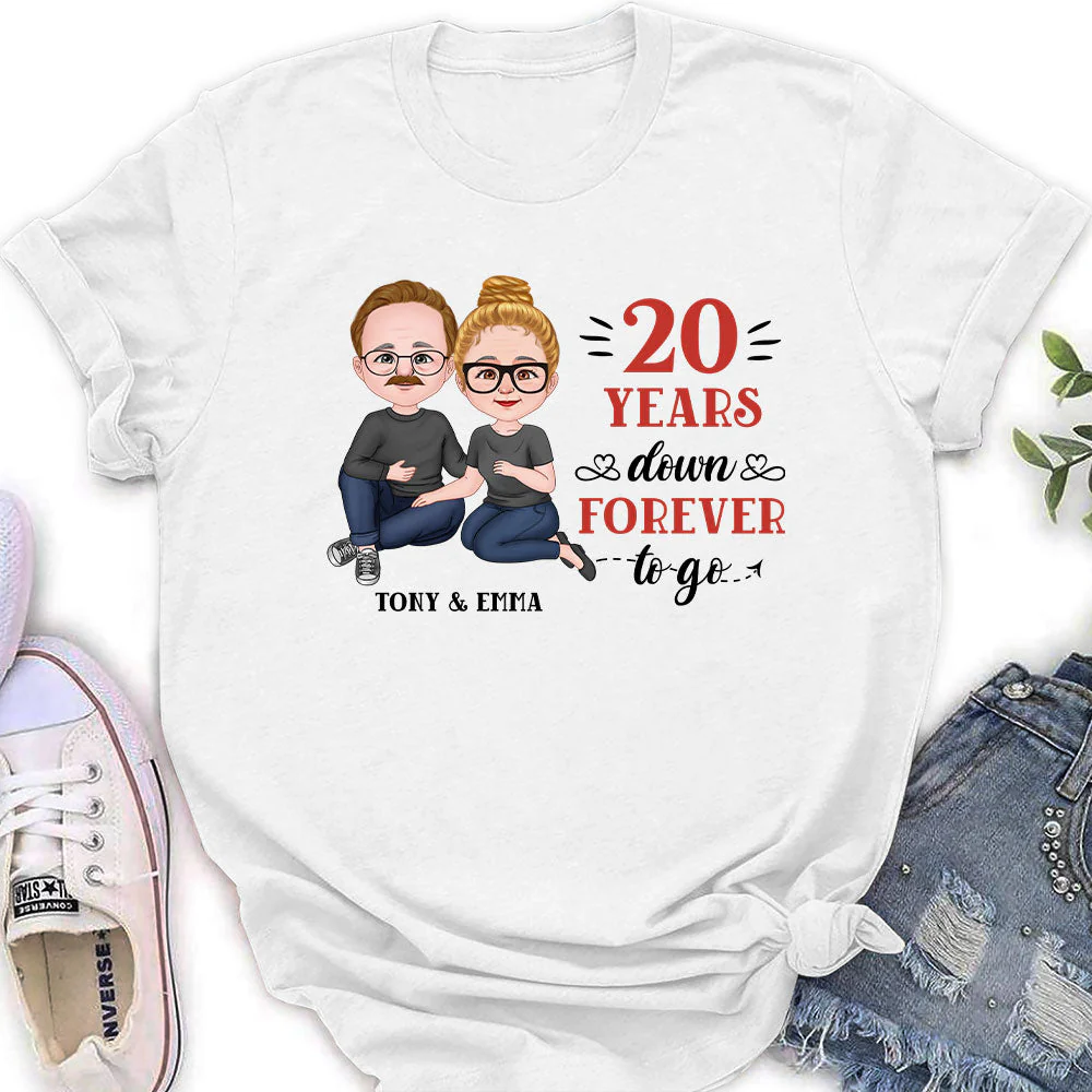Forever To Go - Personalized Custom Women's T-shirt - Image 2