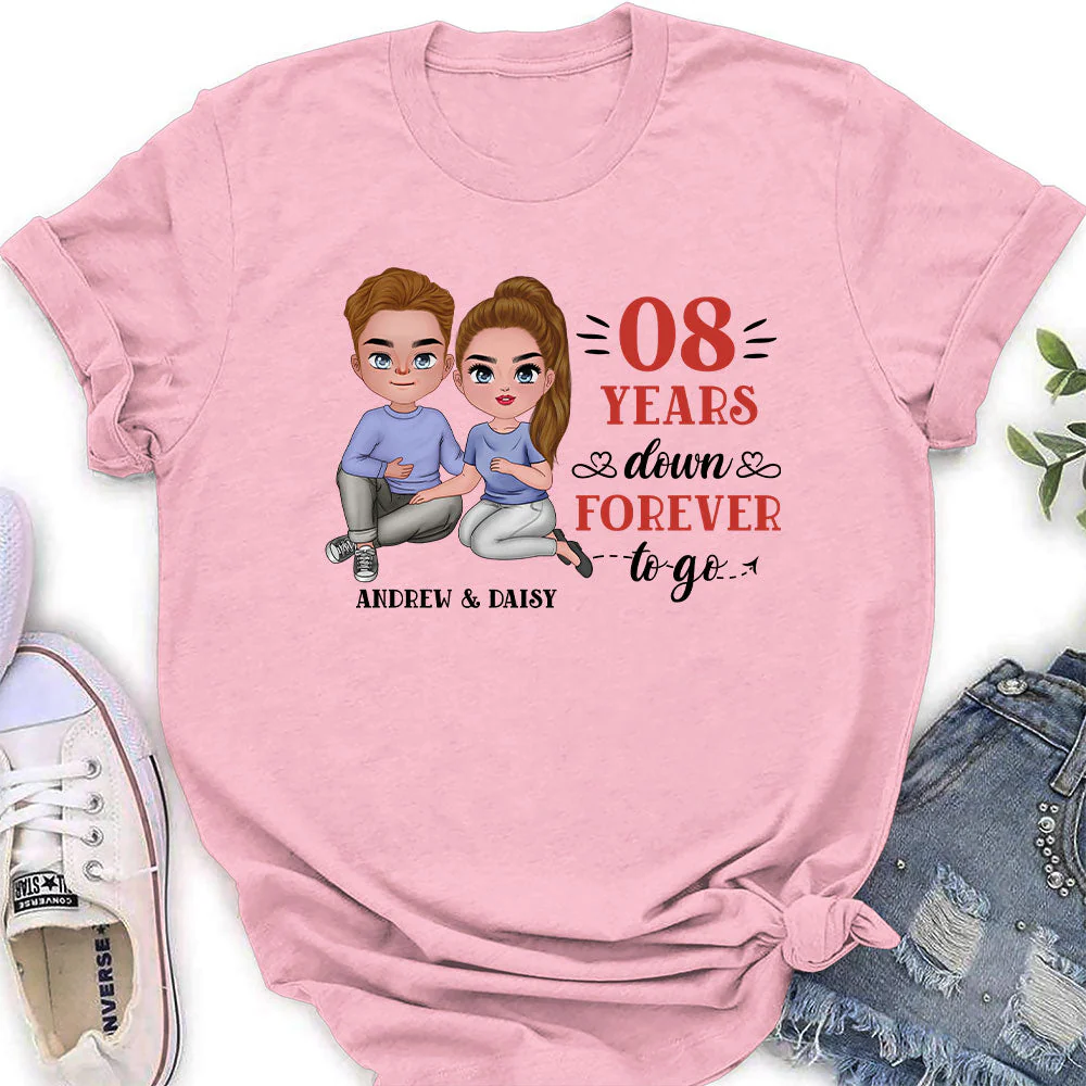Forever To Go - Personalized Custom Women's T-shirt - Image 4