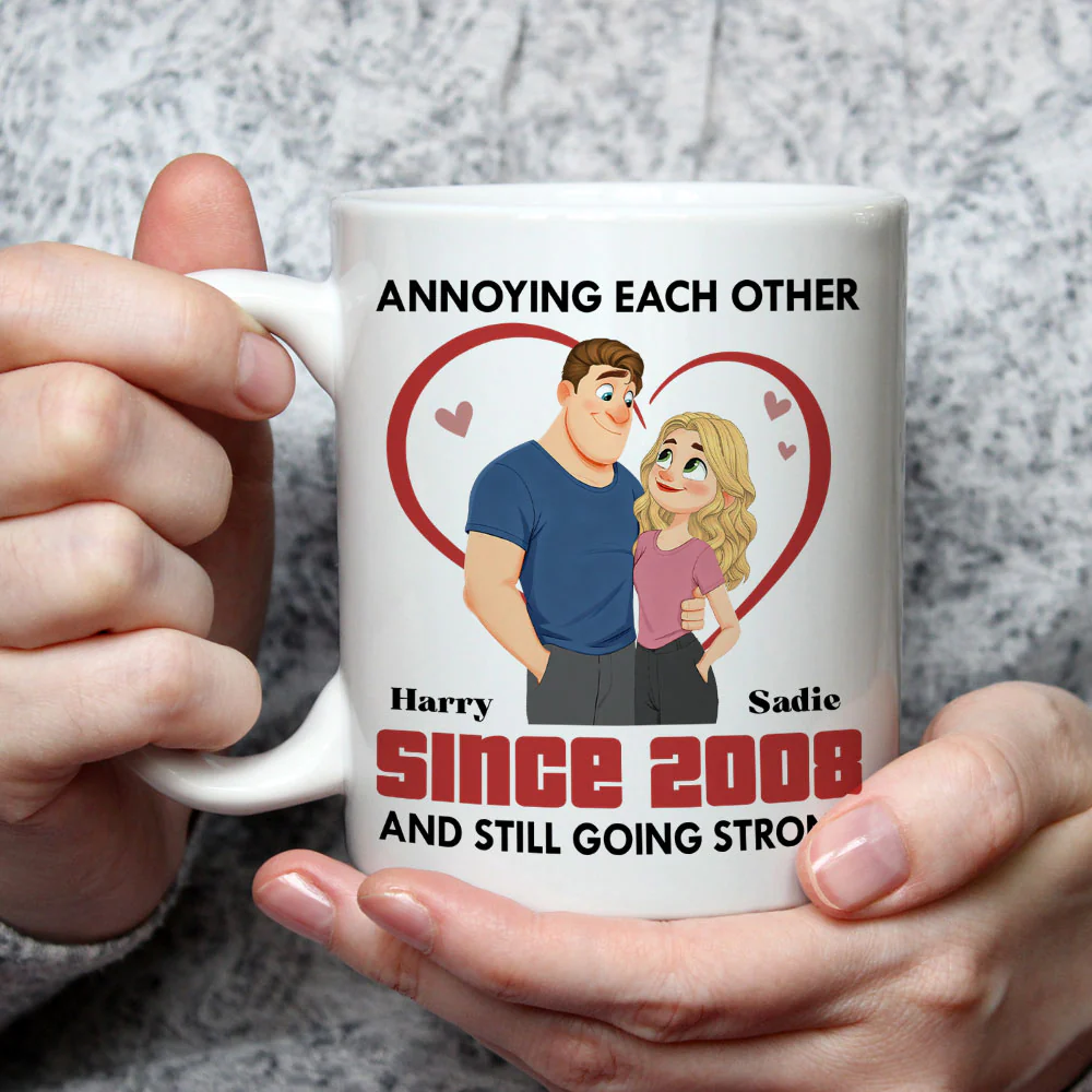 Forever With You - Personalized Custom Coffee Mug - Image 2