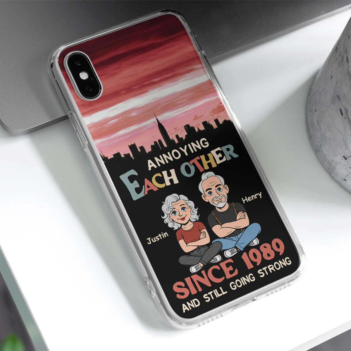 Forever With You - Personalized Custom Phone Case - Image 2