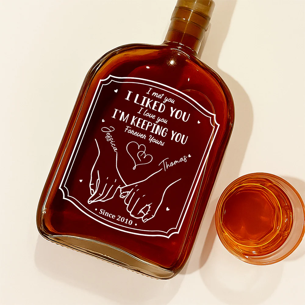 Forever Yours - Personalized Custom Spirits Decanter - Image 2