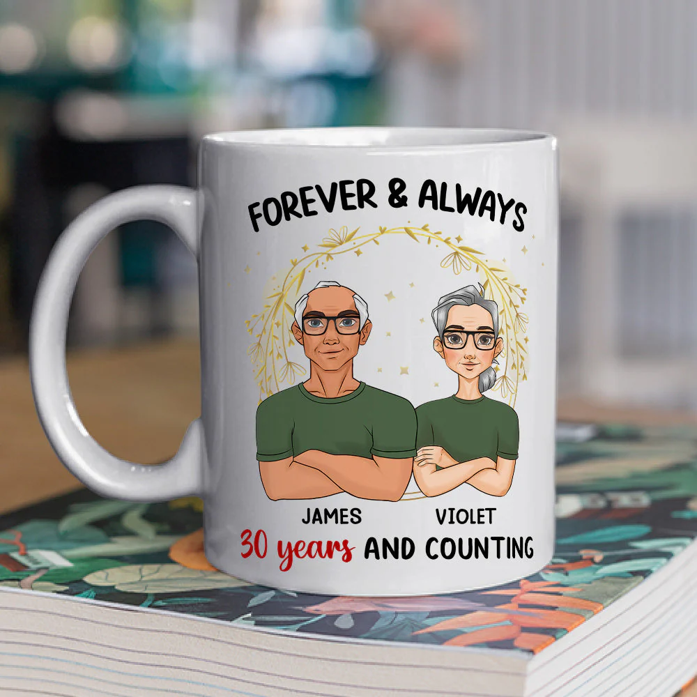 Forevers Always - Personalized Custom Coffee Mug - Image 3