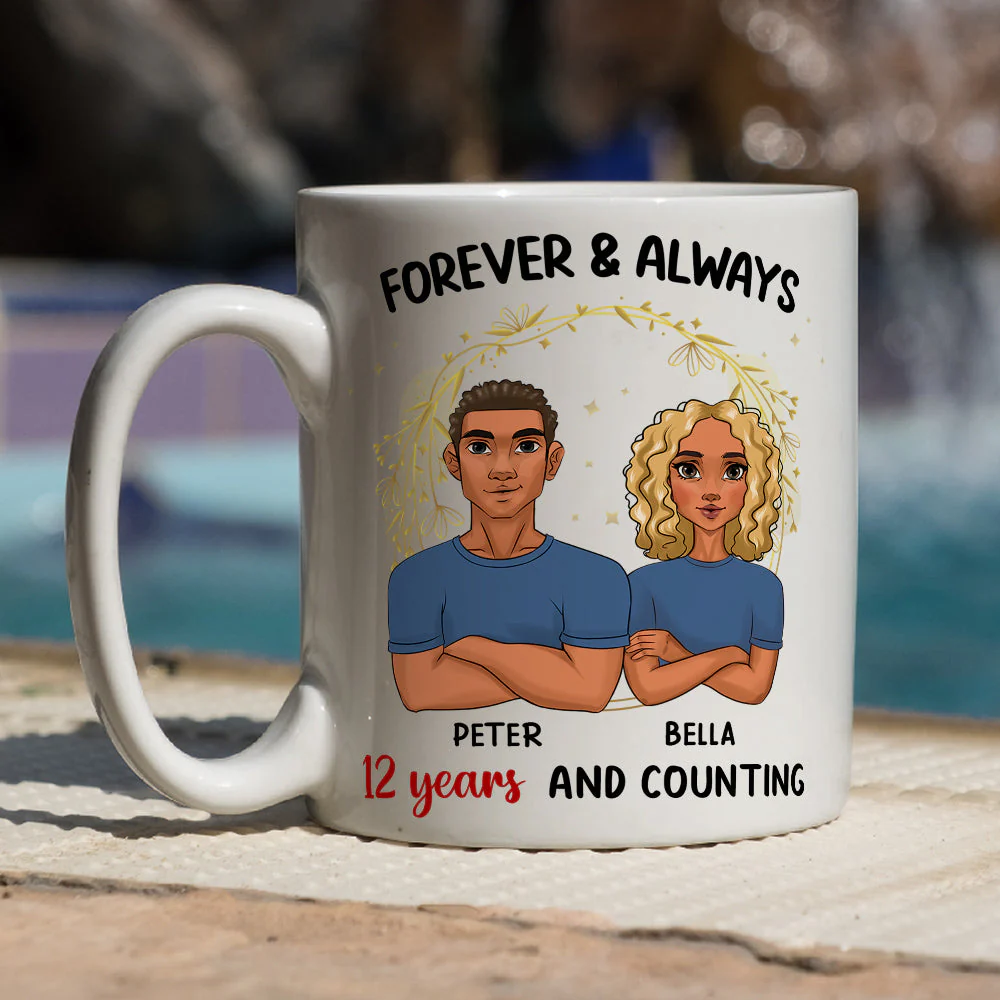 Forevers Always - Personalized Custom Coffee Mug - Image 5