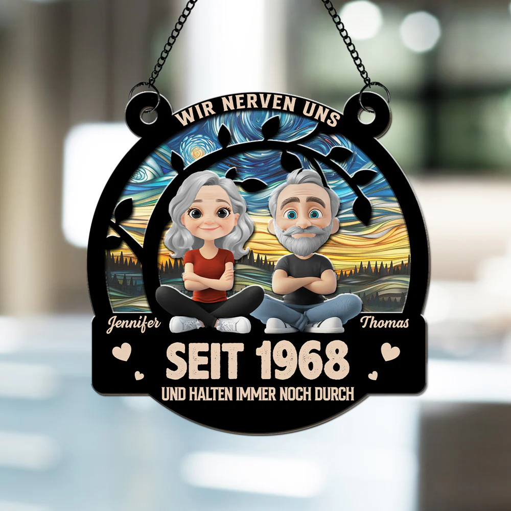 Für immer liebe ich dich – Personalisierter Sonnenfänger - Image 3