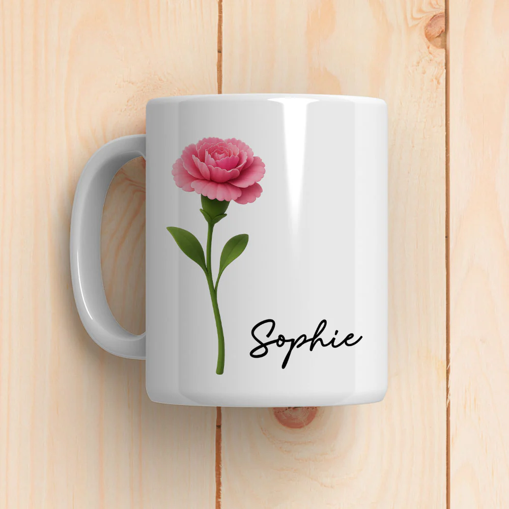 Friends Are Flowers That Never Fade 2 - Personalized Custom Coffee Mug - Image 5